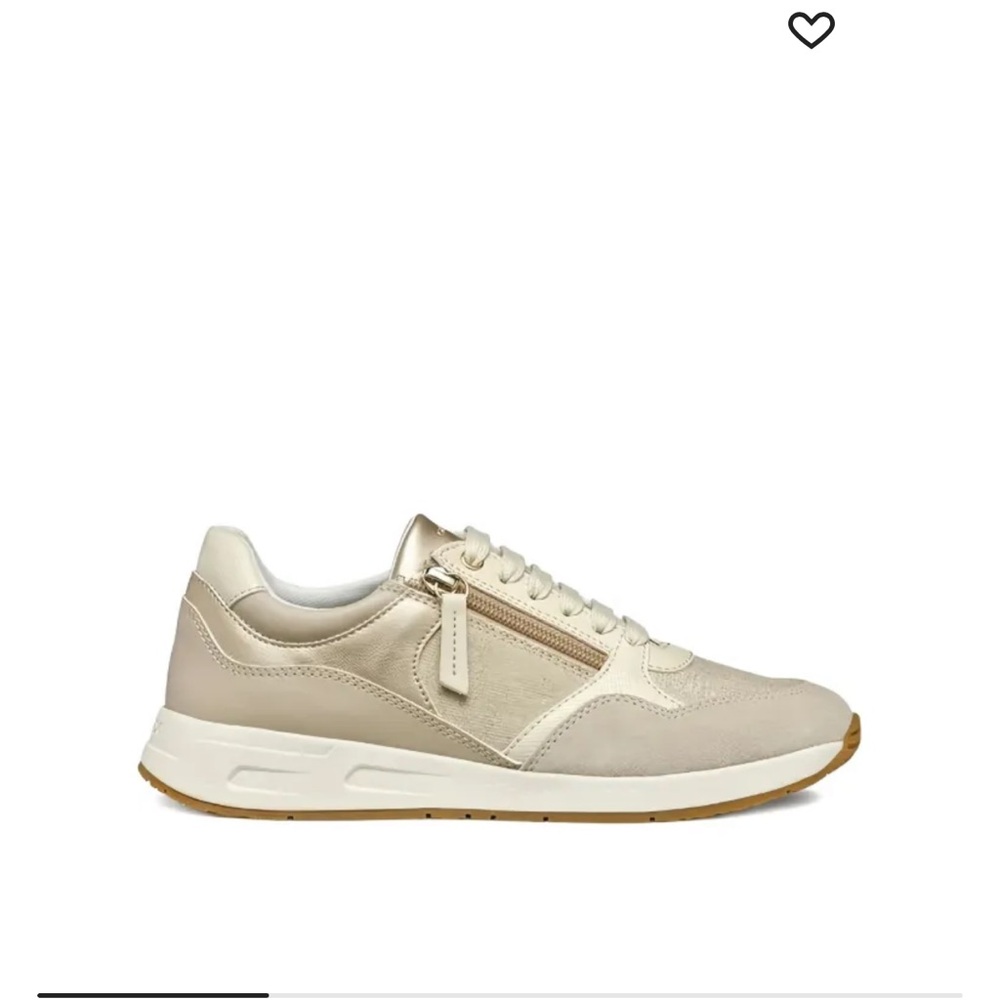 Geox
Bulmya zip-detail sneakers Beige and Gold Sneakers
